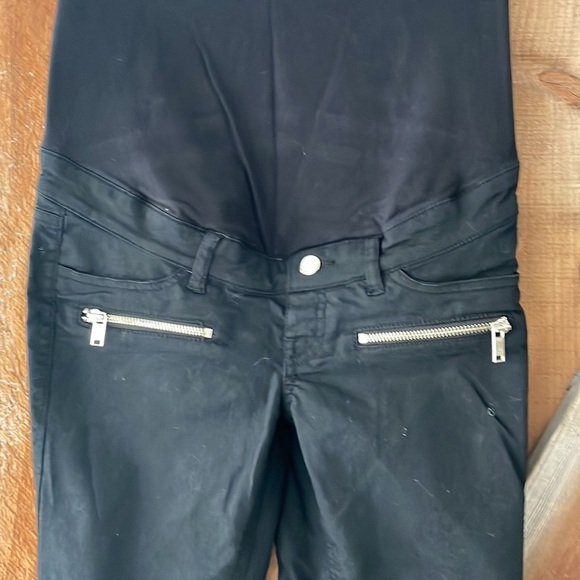 H&m mama maternite black pants size 6 - Picture 2 of 5